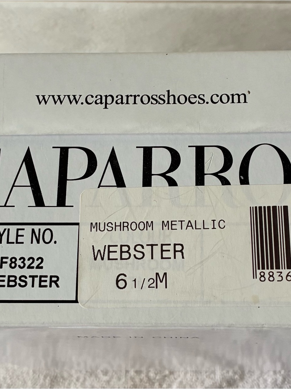 Caparros Metallic Rose Heels with Crystal-Trim Peep Toe 6 1/2 - Picture 9 of 9